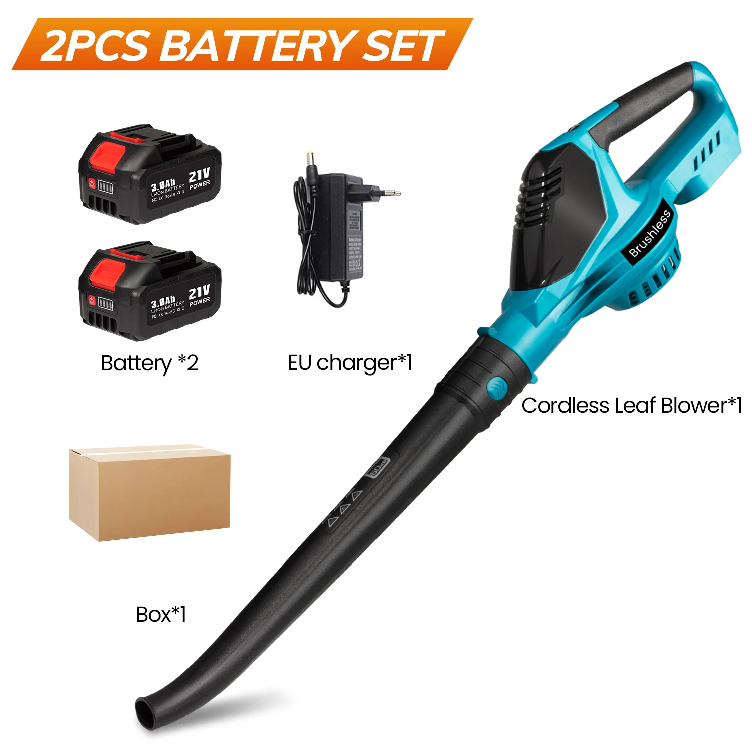 Бесщеточный электрический воздуходувка Makita 18В 5500Вт