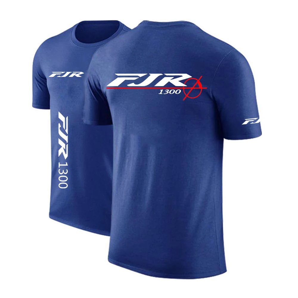 

2022 FJR 1300 MOTORCYCLE Brand Summer Men Popular T-Shirts 100% Cotton Casual Sport Short Sleeve O-Neck Solid Tops Tee Clothes