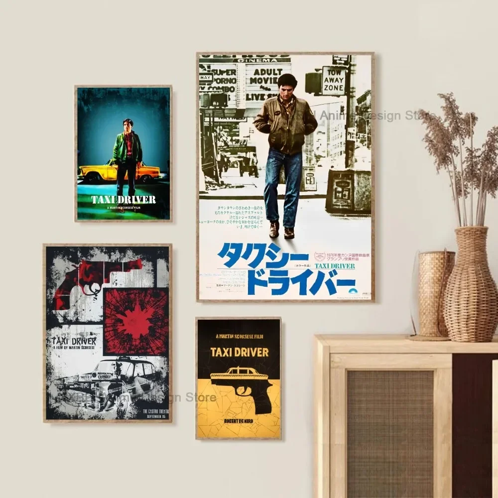 1 шт. Современный домашний декор роспись такси водитель Фильм Плакат Наклейка