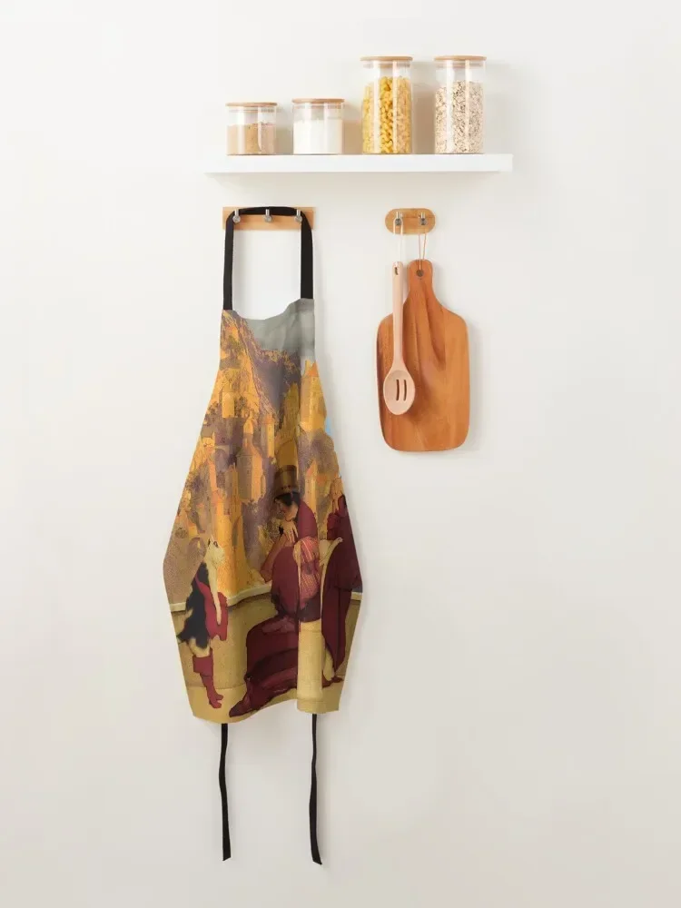 Maxfield Parrish. Кот в сапогах (1913) Фартук Кухонные инструменты Уборка дома