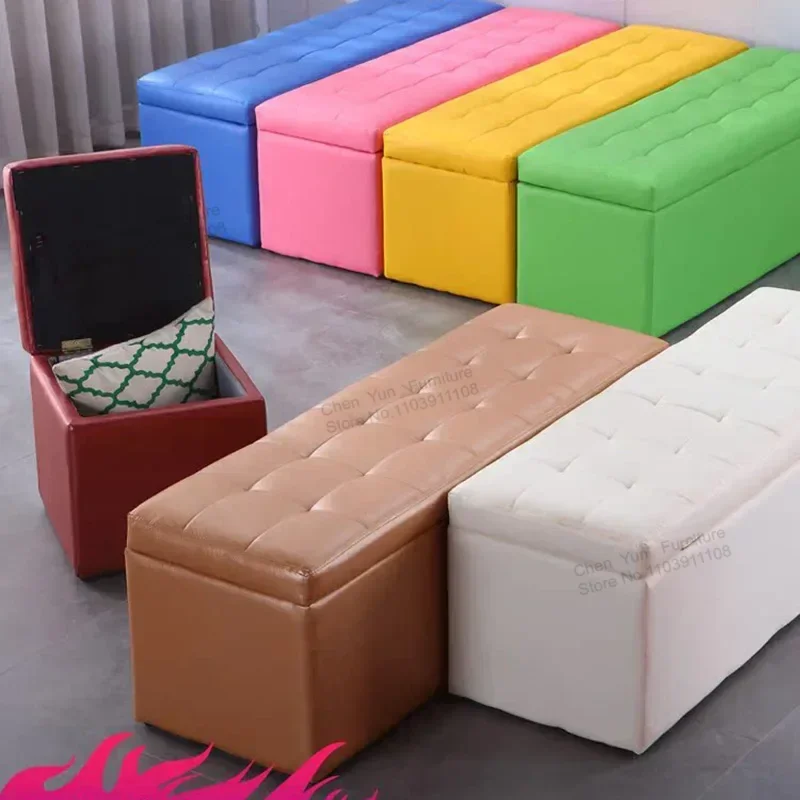 Sofa do salonu stołek przechowywania podpórka na nogi meble domowe prosty wielofunkcyjny ławka buty Tabouret De Stockage