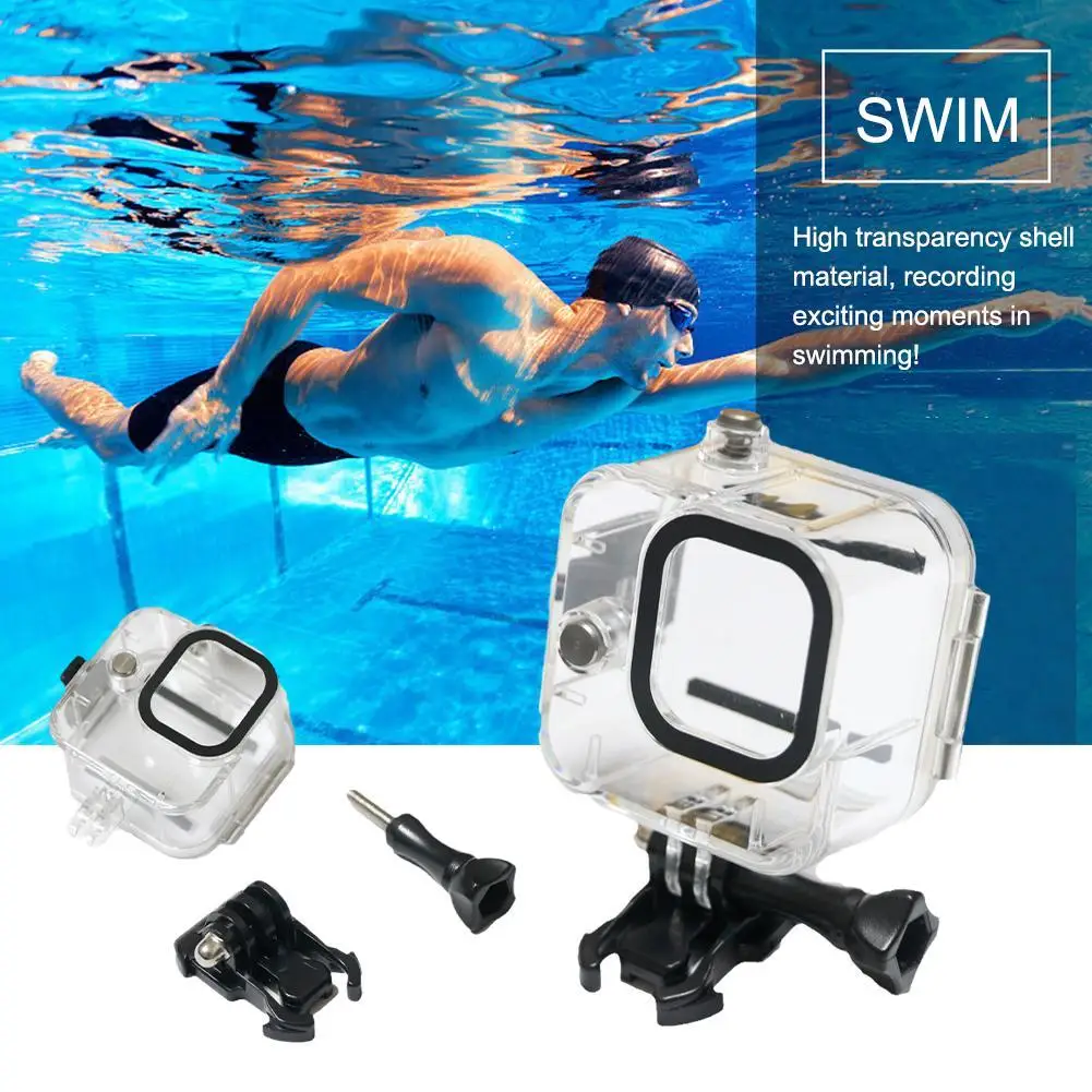 

For GoPro Hero 11 Black Mini 45M Waterproof Case Dive Diving Protective Cover Housing Underwater Shell Sports Camera Accessories