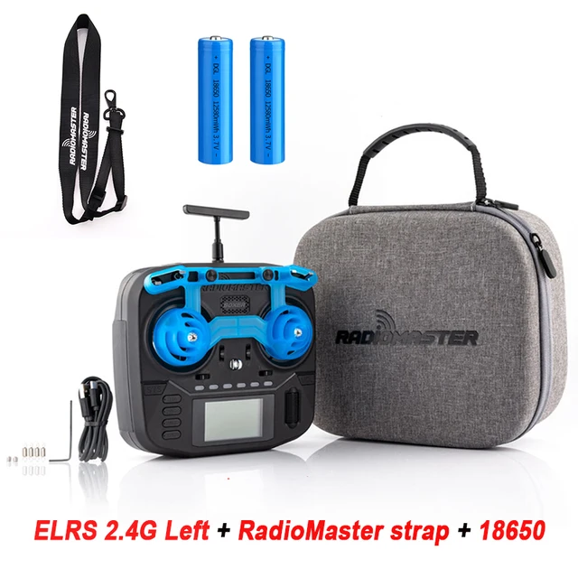 Radiomaster Boxer ELRS + 18650 battery + neck strap