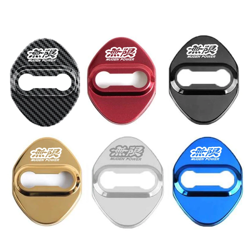 4 шт. автомобильный Стайлинг для значков Honda MUGEN чехлы дверных замков из