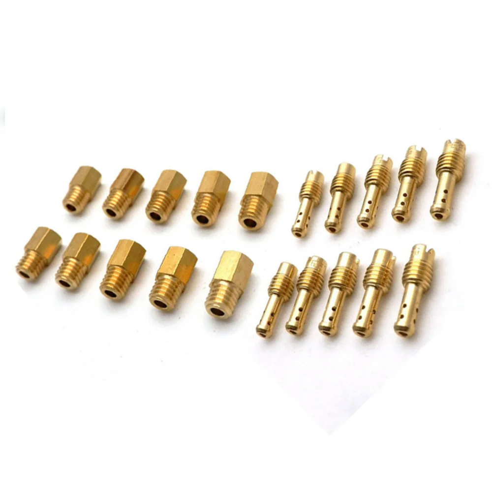 

Accessories Durable Fine High Quality Hot Universal Carburetor nozzle 10x Hex Type Main Jets 10x TMS Pilot Jets