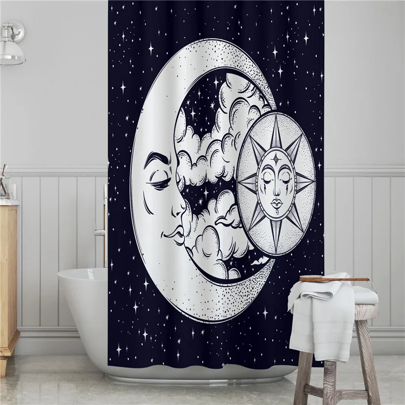 

Colorful Glasses Shower Curtain Fashion Simple Design Home Decorative Curtains For Bathroom Art Painted Decor Cloth