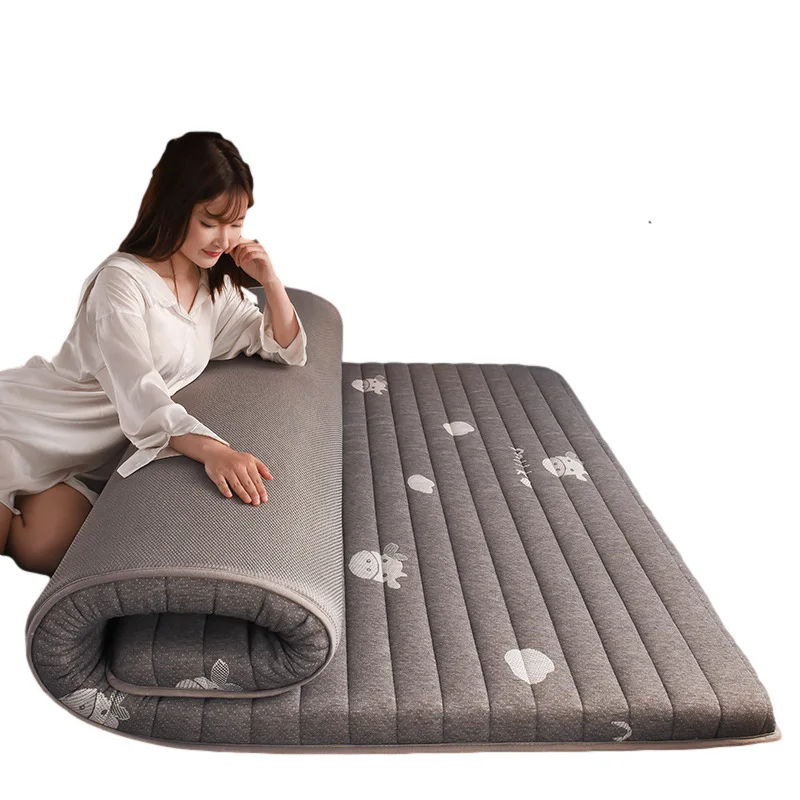 

Single Latex Orthopedic Mattresses Folding Bed Mattress Topper Memory Foam Household Floor Full Size Futon Tatami Furniture