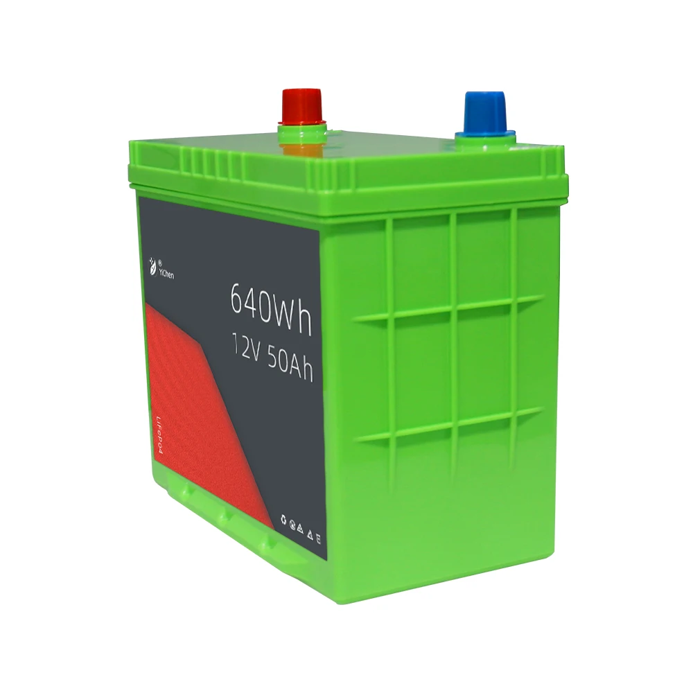 Свинцово-кислотная сменная литиевая батарея LiFePO4 12 в 50 Ач для электромобиля