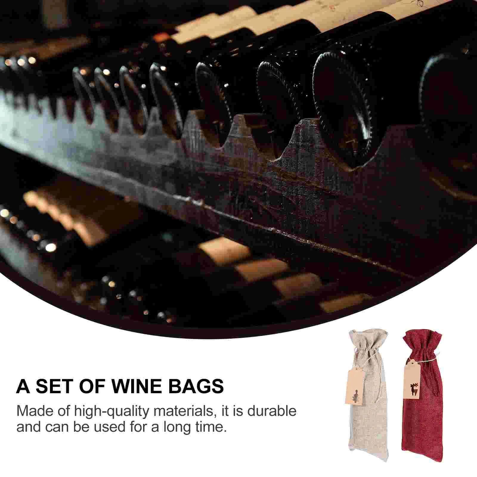 1 комплект льняные сумки красивые праздничные чехлы для украшения