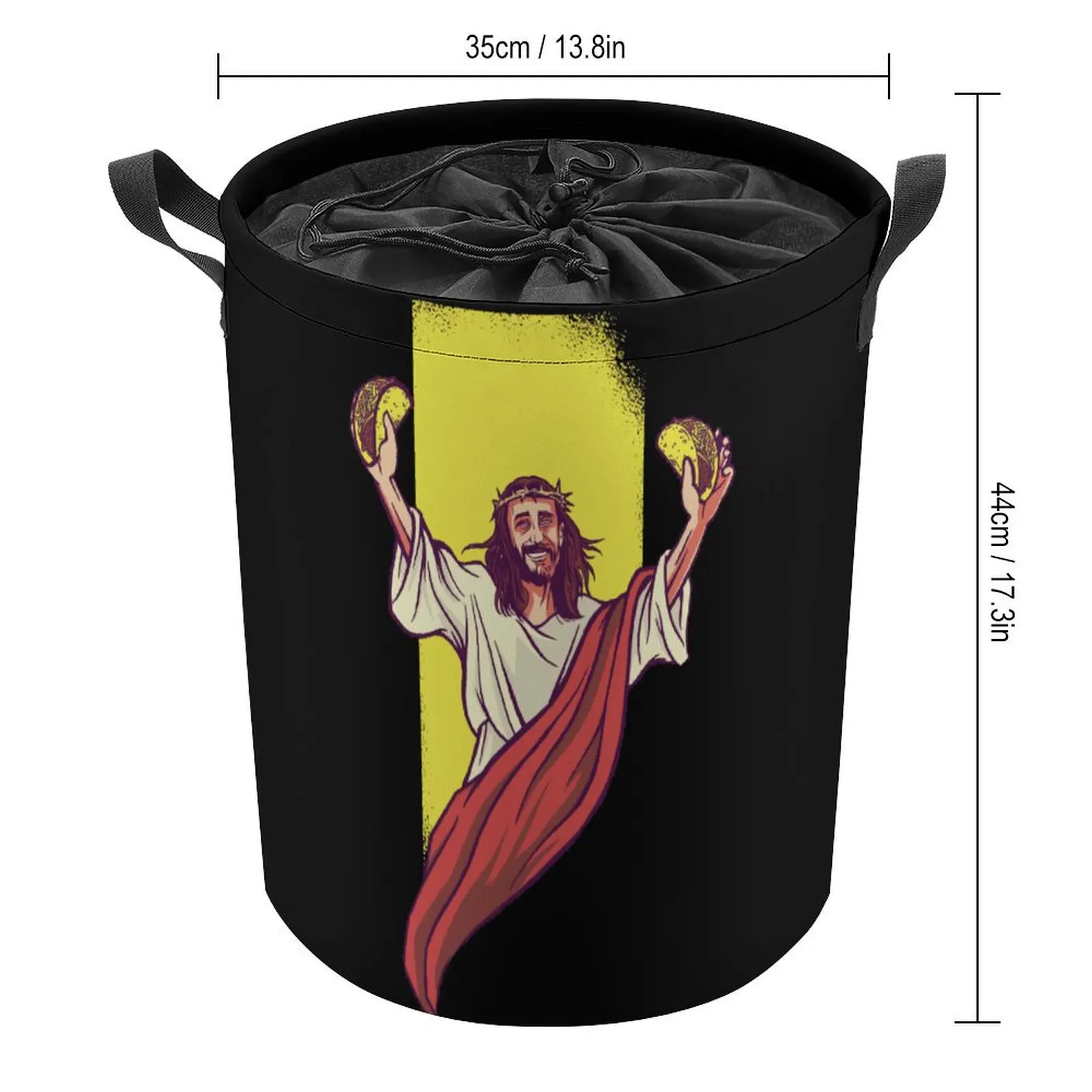 Корзина для белья унисекс Taco с изображением Иисуса