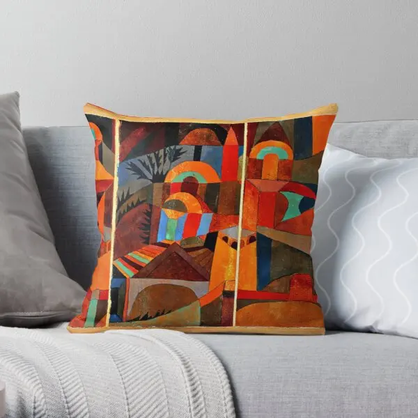 

Наволочка Klee с абстрактным художественным принтом, модный Удобный декоративный чехол для подушек в отеле и автомобиле, не входит в комплект