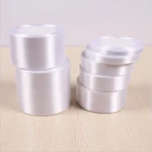 25 ярдоврулон, Рождественский белый сатиновая подарочная лента бант для рукоделия, сделай сам, натуральные ленты, розы, цветы, тканевые вечерние, свадебные украшения