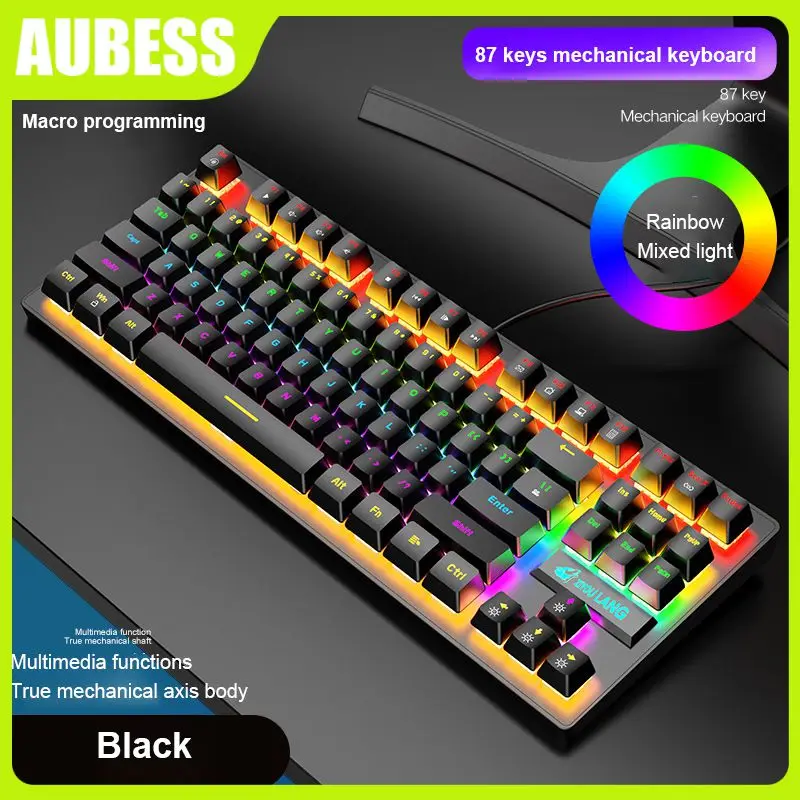 

Shock Resistance Gaming Keyboards Backlight Keyboards Cool Style Computer Peripherals Wear-resistant Punk Mechanical Keyboard