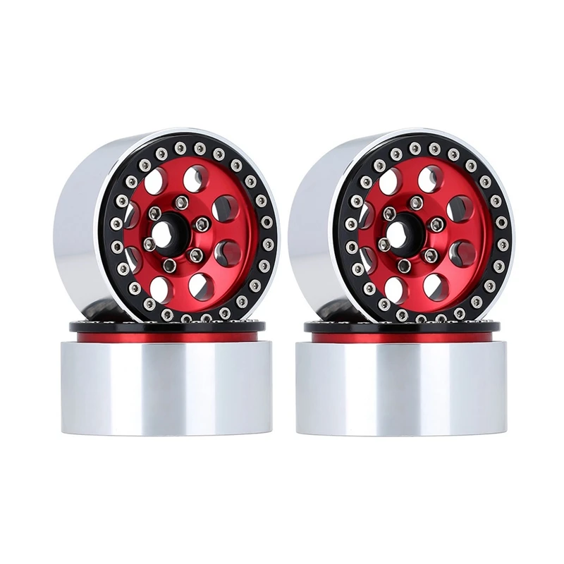 

4 шт., металлическая Ступица колеса 1,9 для радиоуправляемого гусеничного автомобиля Axial SCX10 1/10 AXI03007 Traxxas TRX4 D90