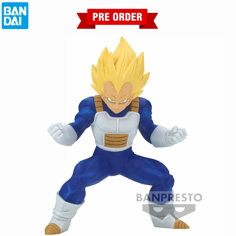 

BANPRESTO Dragon Ball Z Anime Vegeta Super Saiyan PVC Action Figures 120mm Bandai DBZ Figurine Toys
