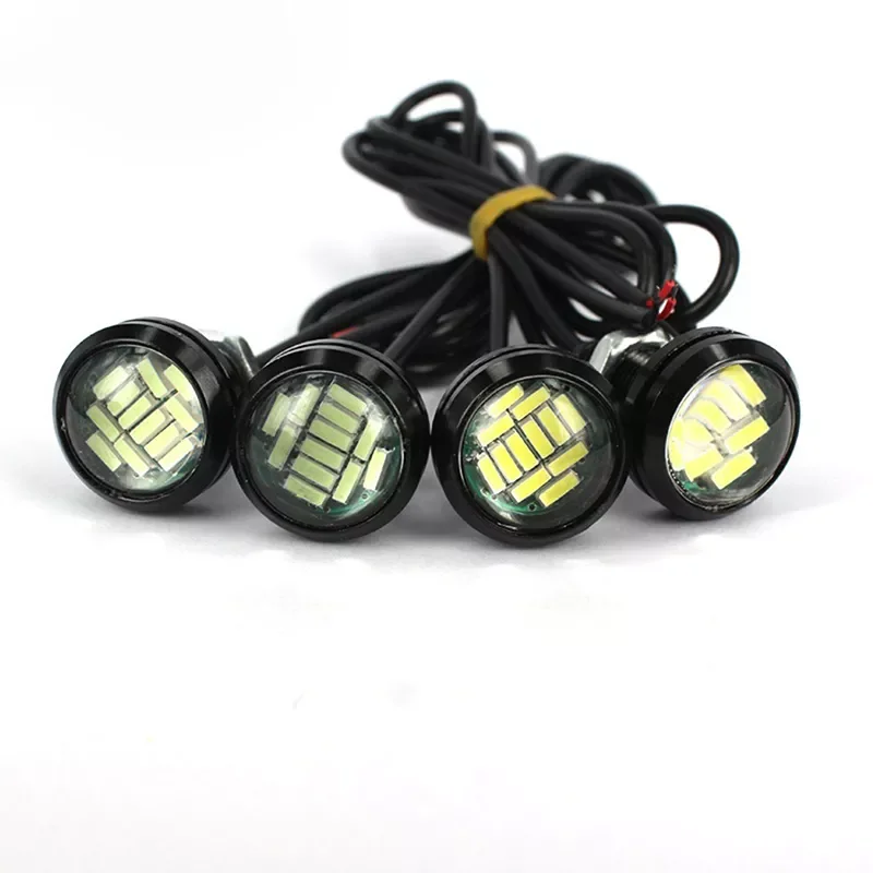 

2Pcs 12V 15W ABS Material Car Reversing Lamp Eagle Eye LED Daytime Running DRL Backup Light Driving Light Reversing Light