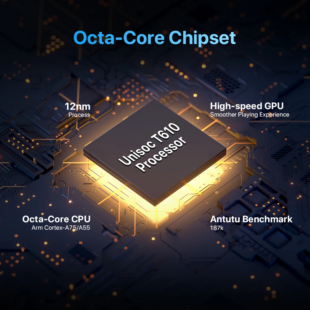 UMIDIGI Power 7 Android Smartphones Unisoc T610 4GB RAM 128GB ROM 6.7