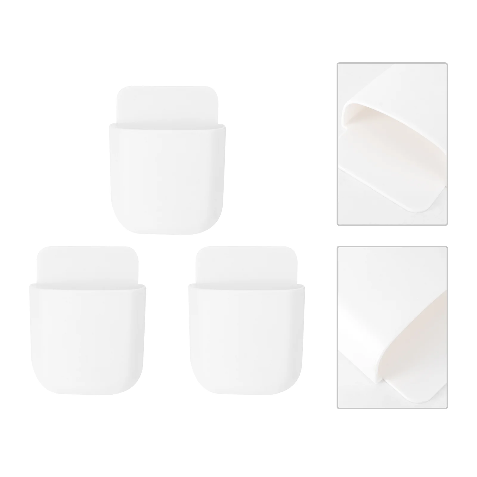 

Wall Holder Remote Storage Control Organizer Box Rack Pen Media Stand Charging Marker Cell Mount Adhesive Hanging Cup Holders