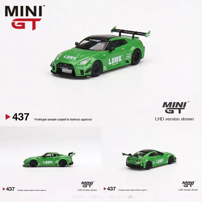 МОДЕЛИ TSM MINIGT # 437 1:64 NISSAN 35GT-RR Ver 2 LB-Silhouette WORKS GT Литая под давлением модель гоночного