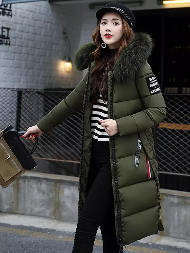 New2022 Ladies Coat High Quality Warm Outwear Womens Parka Jacket Mid-long Women Winter Thick Down Jacket 2020 Winter Female Coa