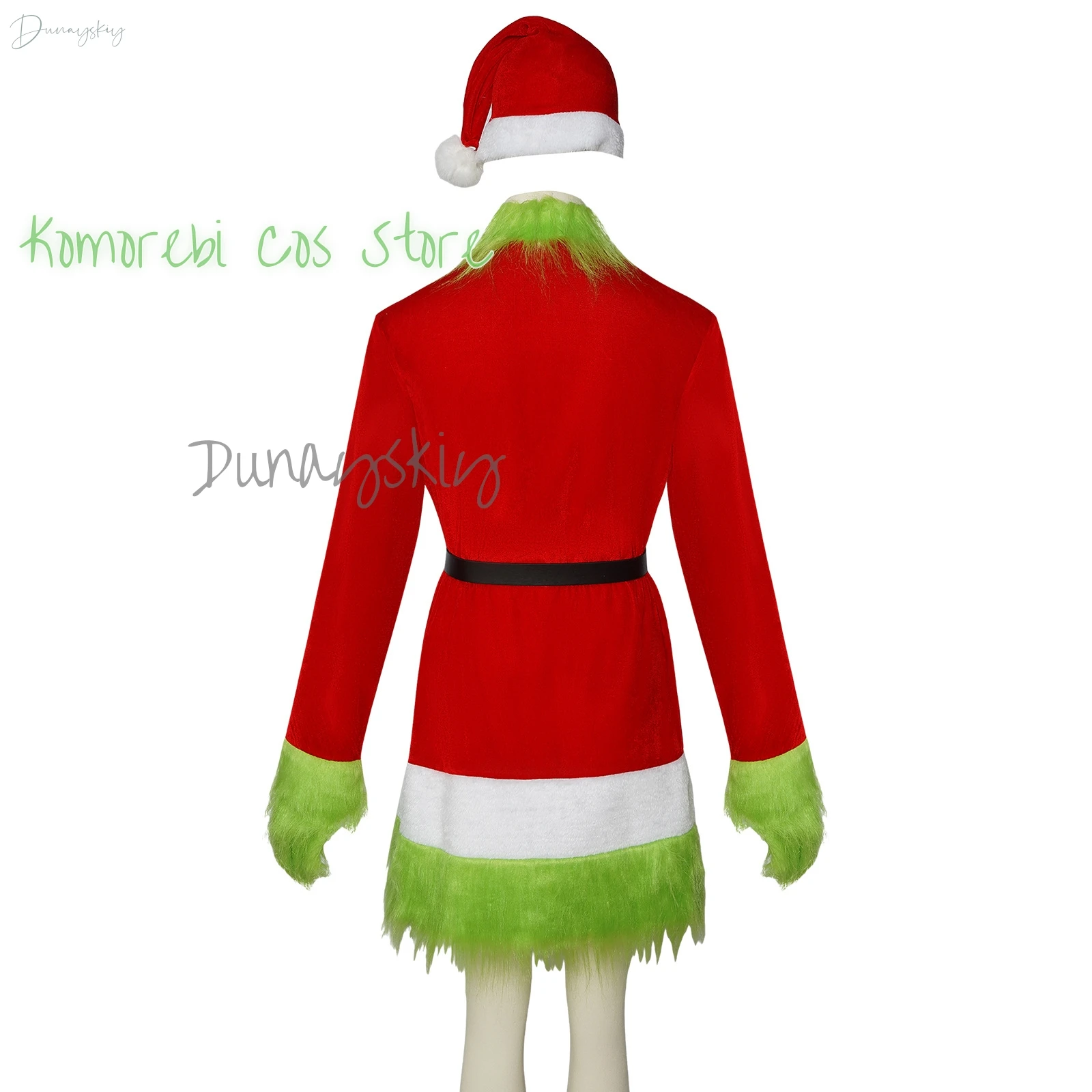 Новые рождественские костюмы одежда для косплея шляпа маска платье Санта-Клауса