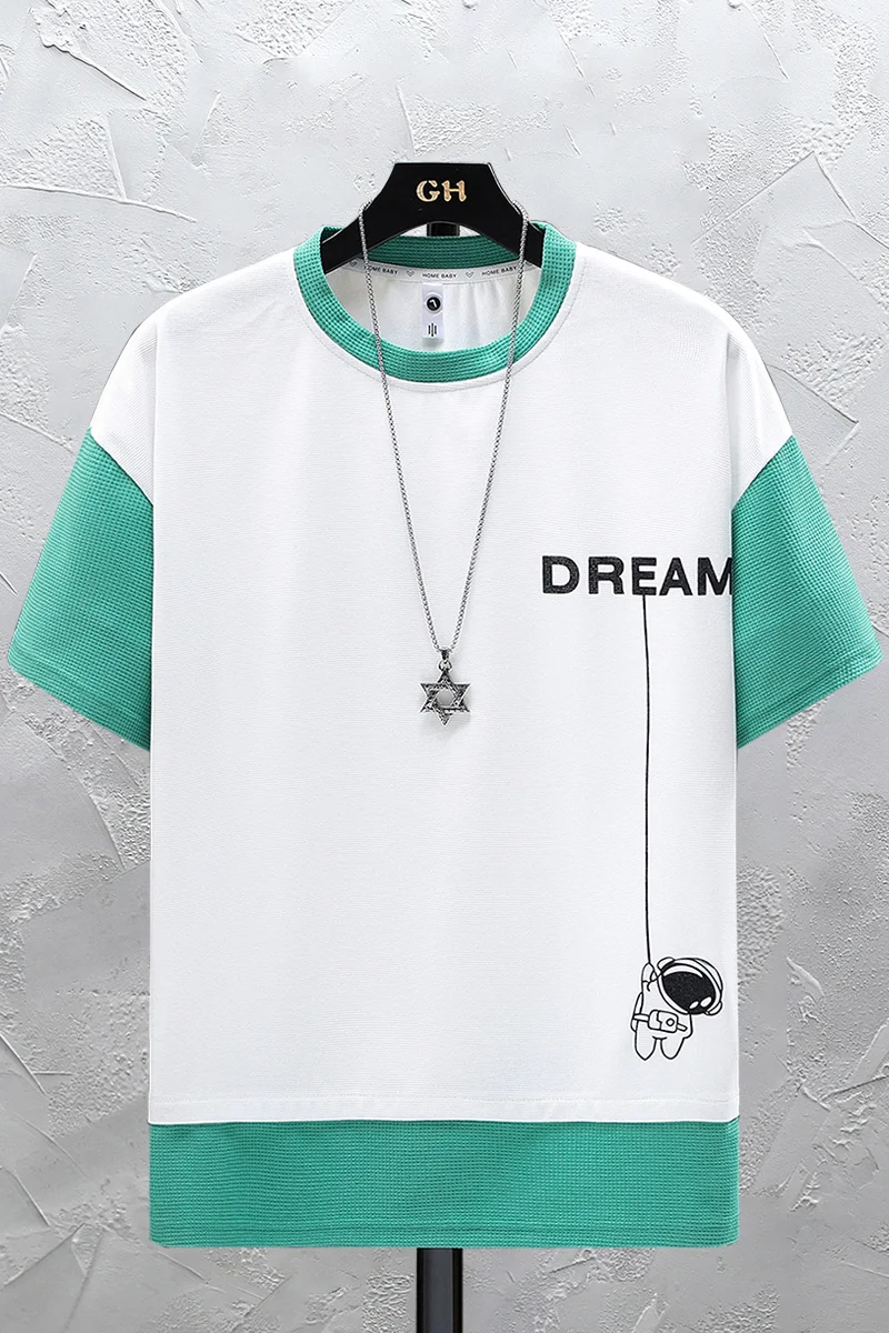 New Arrival Summer Short Sleeve T-shirt Men's Casual Sports Set Suits Tracksuits Fashion Two Piece Sets Veste De Costume Homme