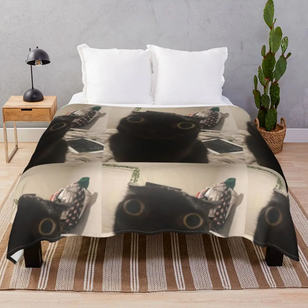 

Фланелевое Одеяло Jinx для дома, кемпинга, офиса