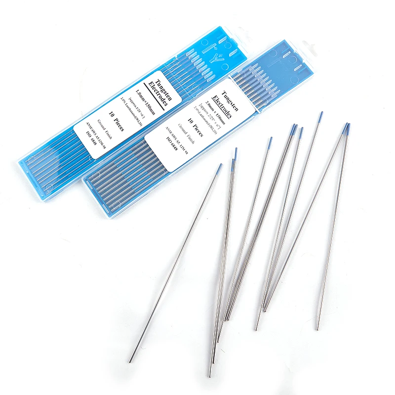 10 шт. 2% Lanthanated WL20 вольфрамовый электрод для аргонодуговой сварки 1 0 6 2 синий