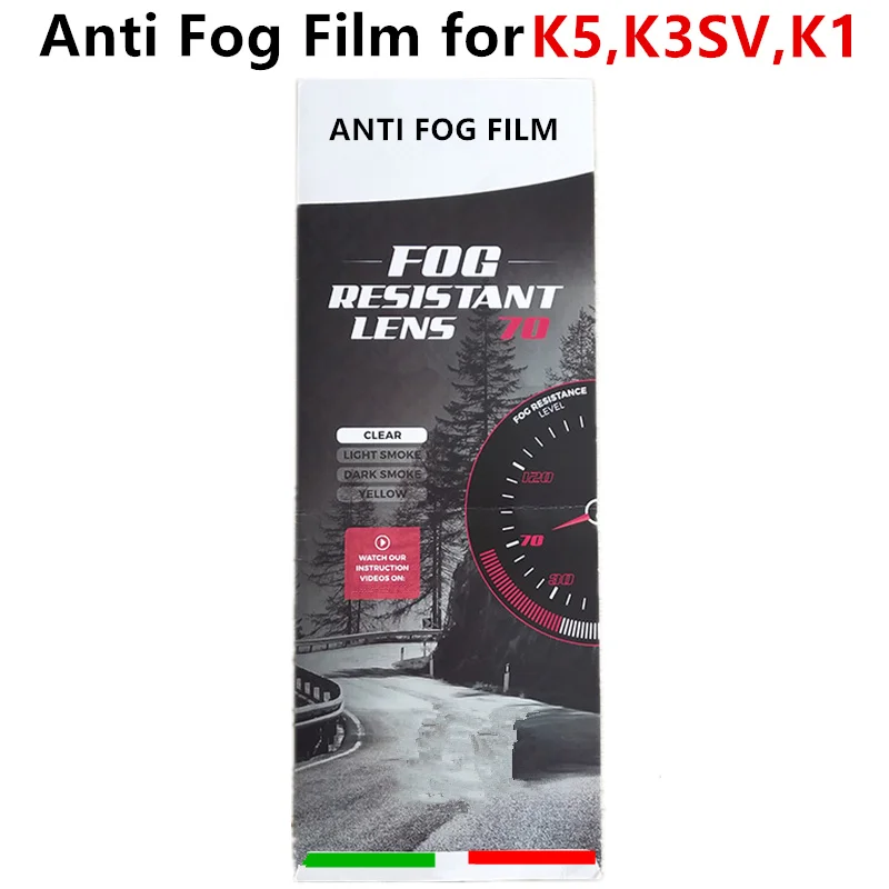 Enlarge Anti Fog Film for AGV K5 K3SV K1 Helmets Visor Anti Fog Sticker Full Face Motorcycle Helmet Accessories K5 Motorcycle Helmet