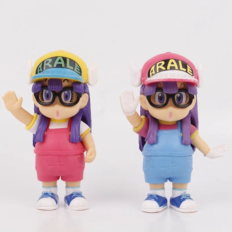 Доктор Сламп 6 шт. Arale Poo-poo Cloud ПВХ статуя фигурка стол Коллекционная модель