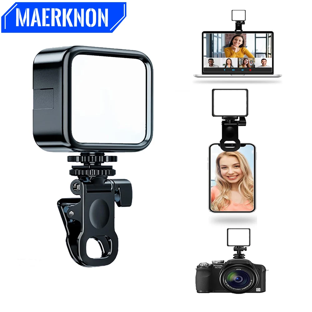 3-цветный светодиодный заполняющий светильник для видео IPhone Samsung iPad сотового