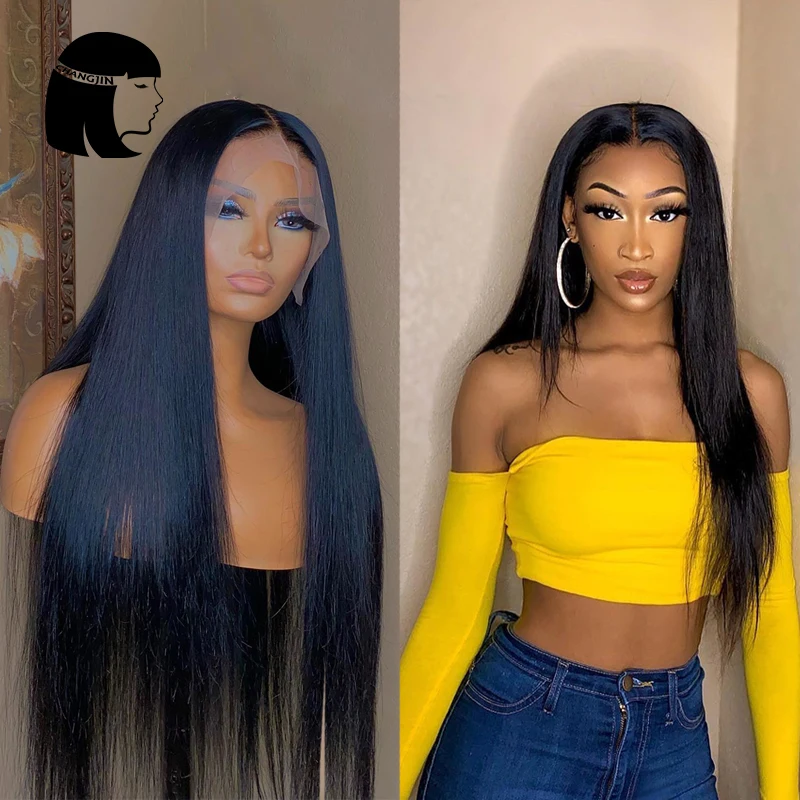 Straight Lace Front Wig For Women Human Hair Lace Frontal Wigs 4x4Lace Closure Wig Brazilian Rmey Straight 13x4 Lace Frontal Wig