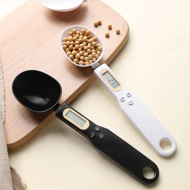 

Portable Digital LCD Measuring Spoons Coffee Sugar Gram Scale Spoon Measuring Cup Electronic Kitchen Scales Baking Accessories