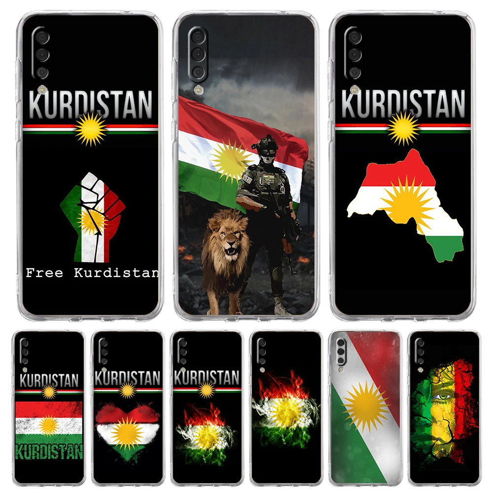 

Kurdistan Flag Transparent Phone Case for Samsung Galaxy A12 A22 A50 A70 A40 A10 A20 A30 A02 A03S A04 Cover Silicone Shell Capas