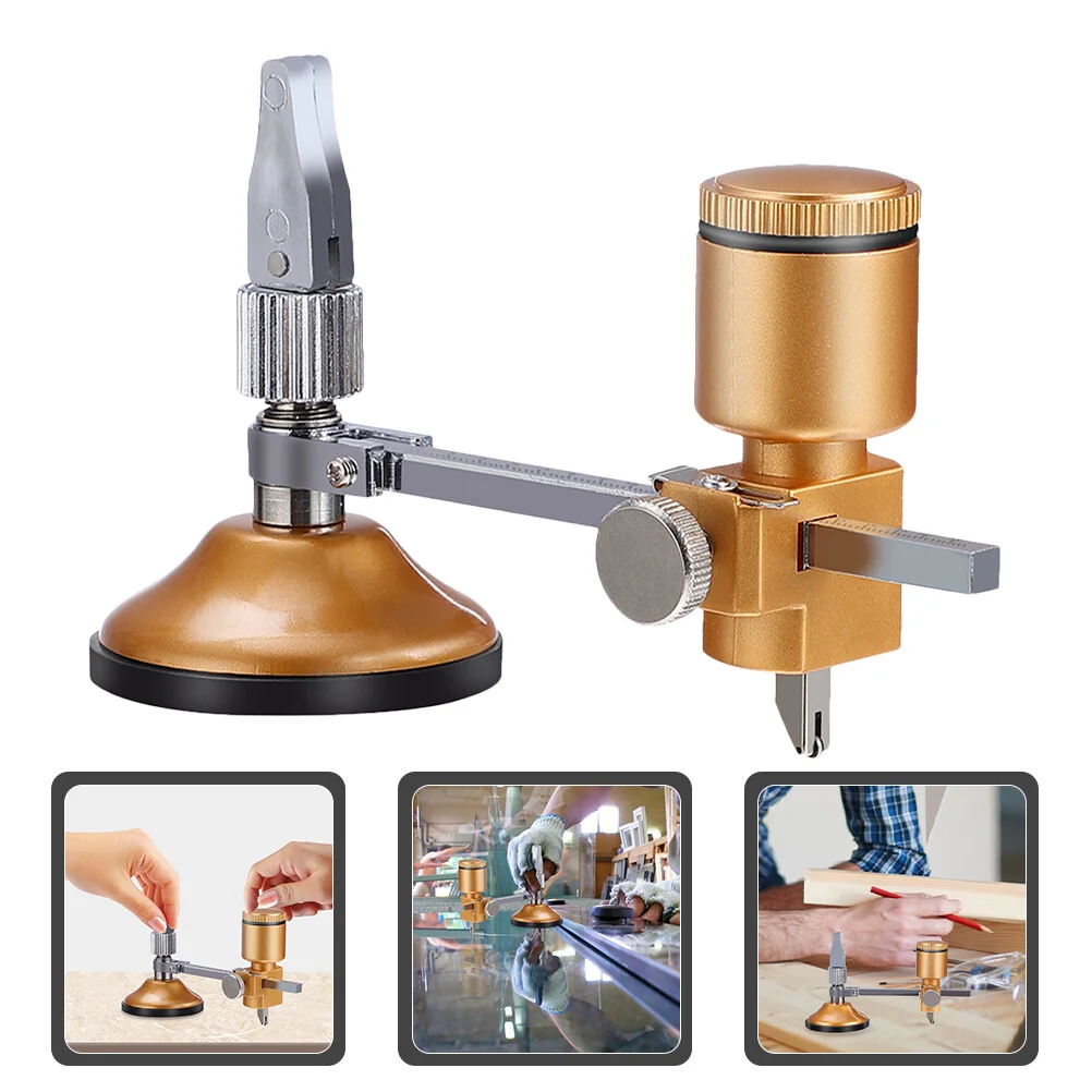 

Glass Circular 400mm Adjustable Ceramic With Suction Cup