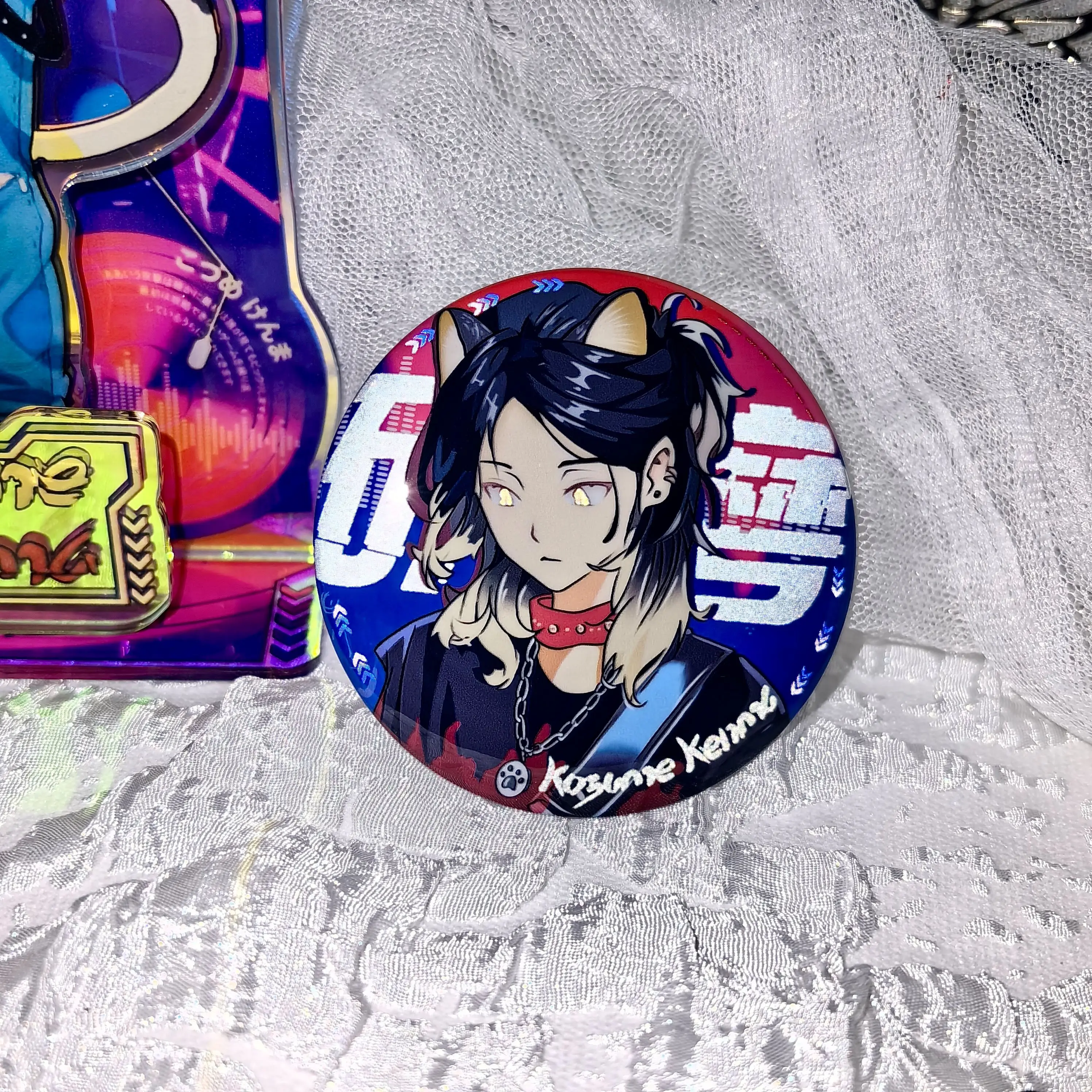 Аниме Haikyuu! Kozume Kenma Косплей изысканный акриловый ослепительный большой стоячий