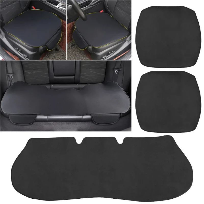 

For Tesla Model 3 Y S X Car Seat Pad Cover Main Driver Co-pilot Front Rear Seat Cushion Covers Protector Interior Accessories