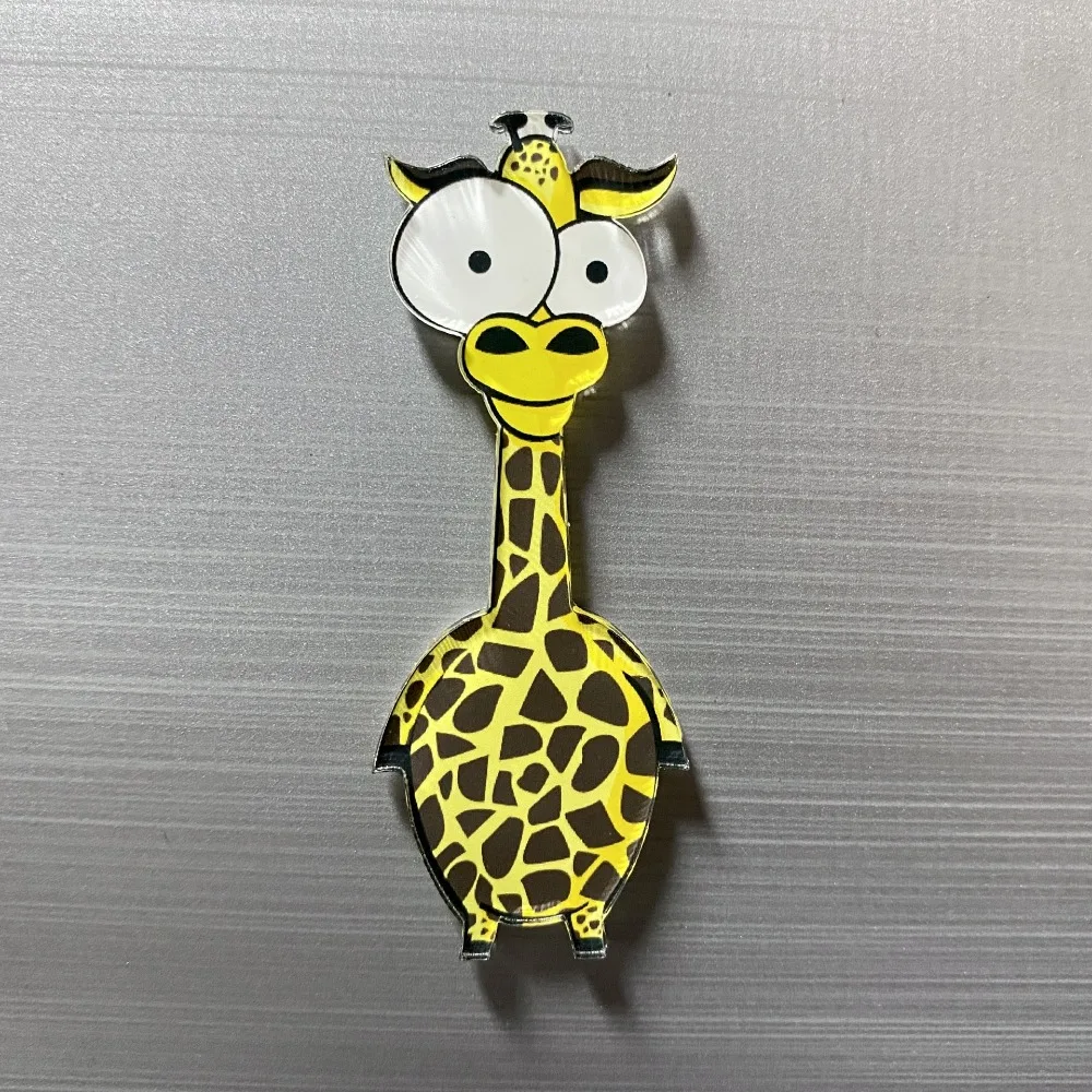 6 шт. персонализированные 3D мультяшные животные магниты на холодильник доска