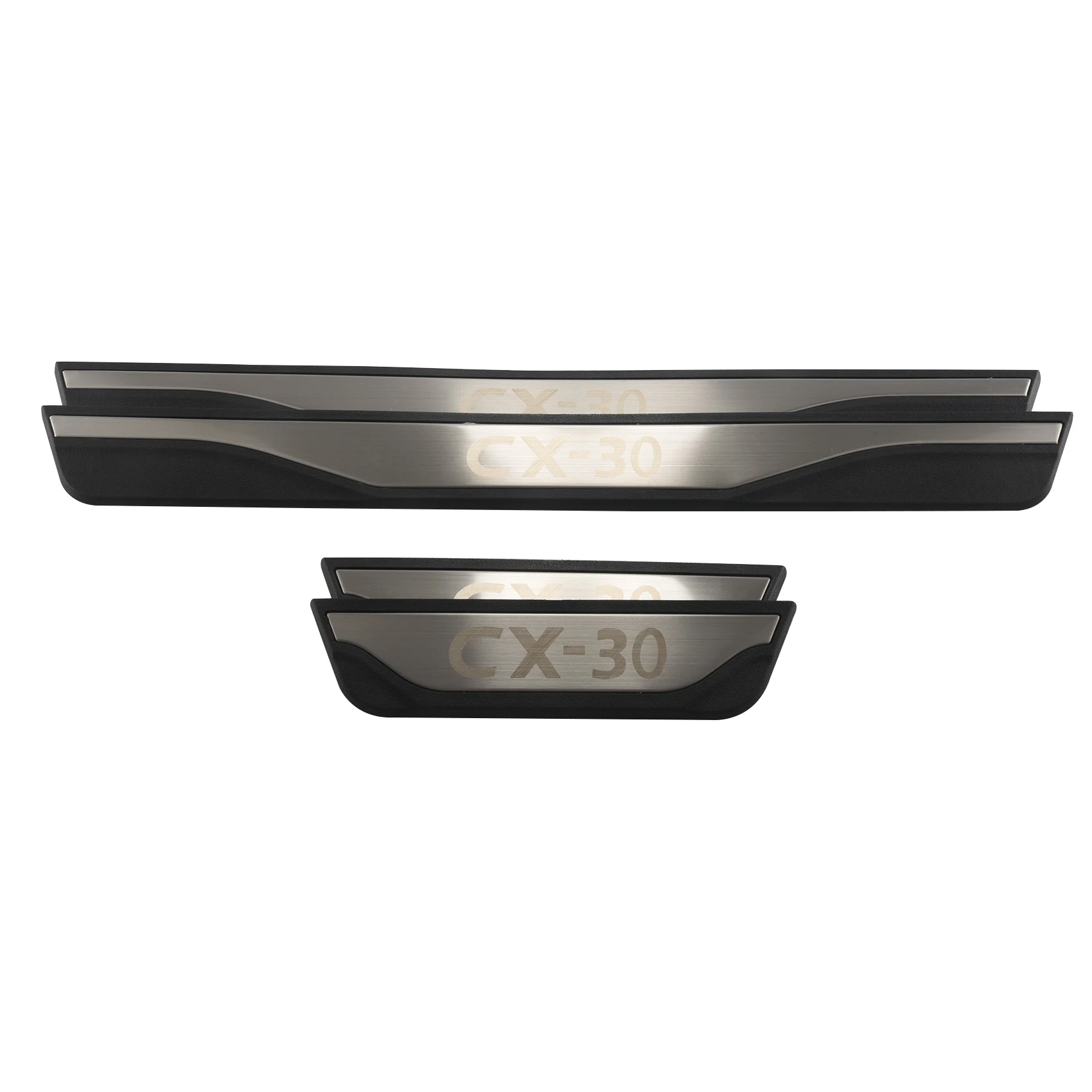 

Car Door Sill Cover Accessories for Mazda Cx-30 Cx30 Car Stainless Steel Scuff Pedal Protector Styling Sticker 2019