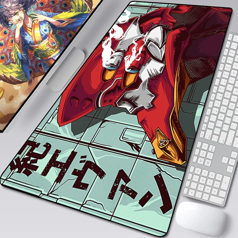 E-Evangelion Anime Mouse Pad Mause Gaming Mat Pc Accessories Keyboard Pads Deskmat Laptops Gamer Mousepad Extended Mausepad Xxl
