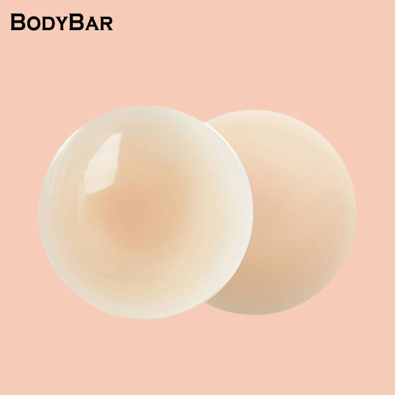 

Black Technology Non-adhesive Self-adhesive Paste For Women Wedding Anti-bump Invisible Chest Stickers Silica Gel Nipples Covers