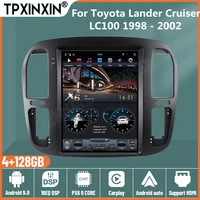 for toyota lander cruiser lc100 1998 2002 car radio tape recorder 2din android tesla style stereo autoradio central multimidia