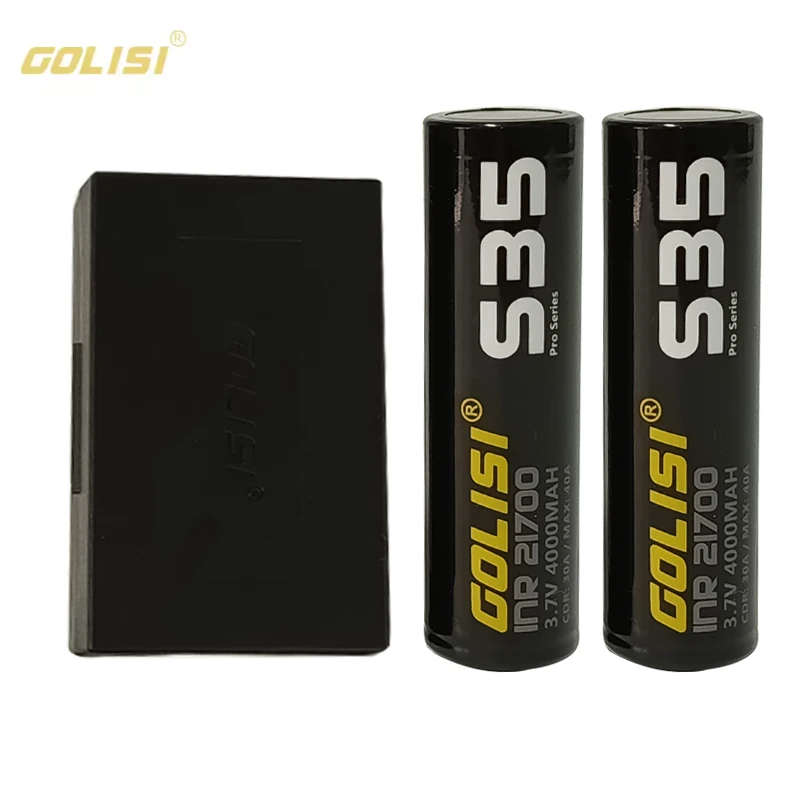 Оригинальная перезаряжаемая литий-ионная батарея GOLISI S35 INR 21700, 3750 мАч, 30А, высокотоковая, для фотоаппаратов, фонариков, микрофонов, игрушек (art.: 3920db720a14d) - 3920db720a14d