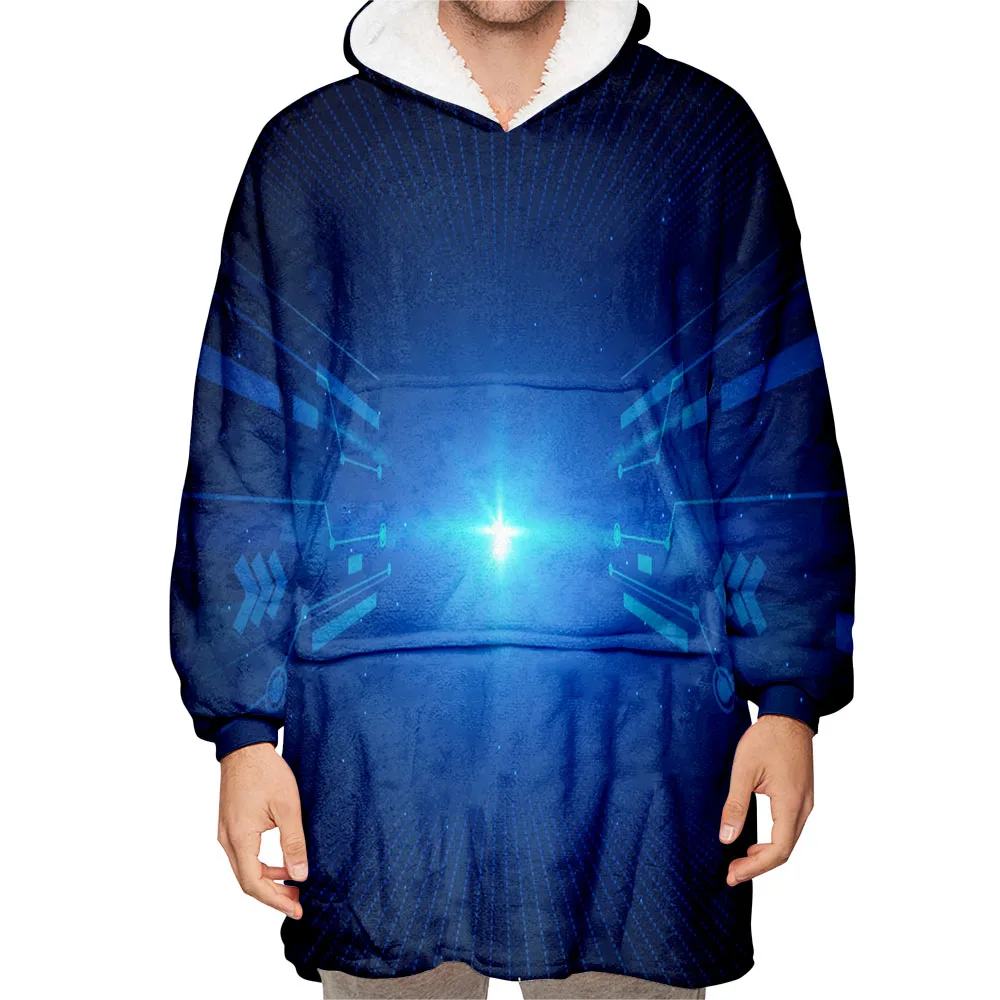 

Jumeast Blanket Oodie Hoodie Futuristic Cyberpunk Techwear Flipper Zero Hacker Hoodies For Men Fashion Casual Hooded Sweatshirts