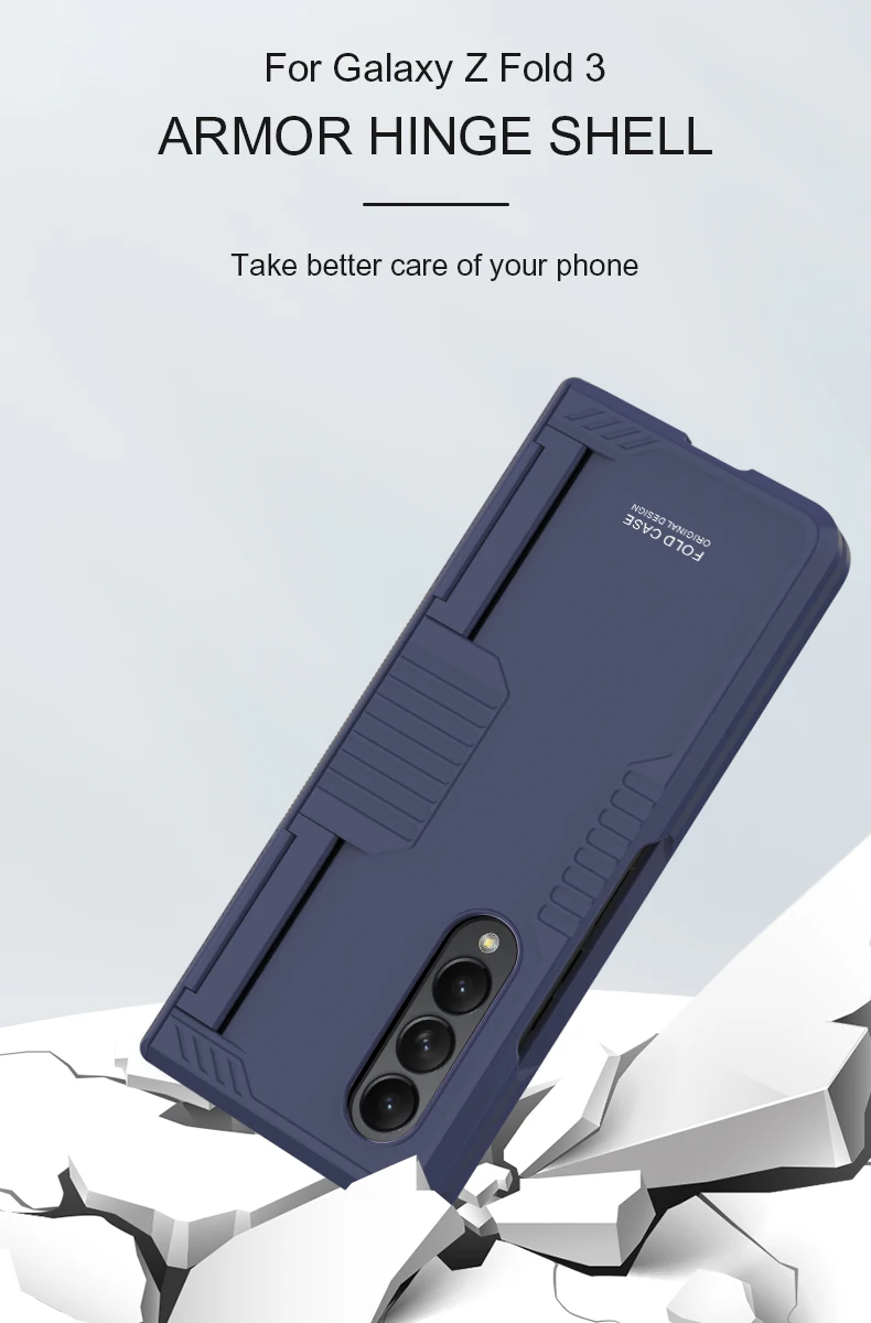 Ceny 360 All Inclusive Etui Do Samsung Galaxy Z Fold3 5G Przypadku Galaxy Z Krotnie 3 Zawias Przyciąganie Ochrony Pokrywa