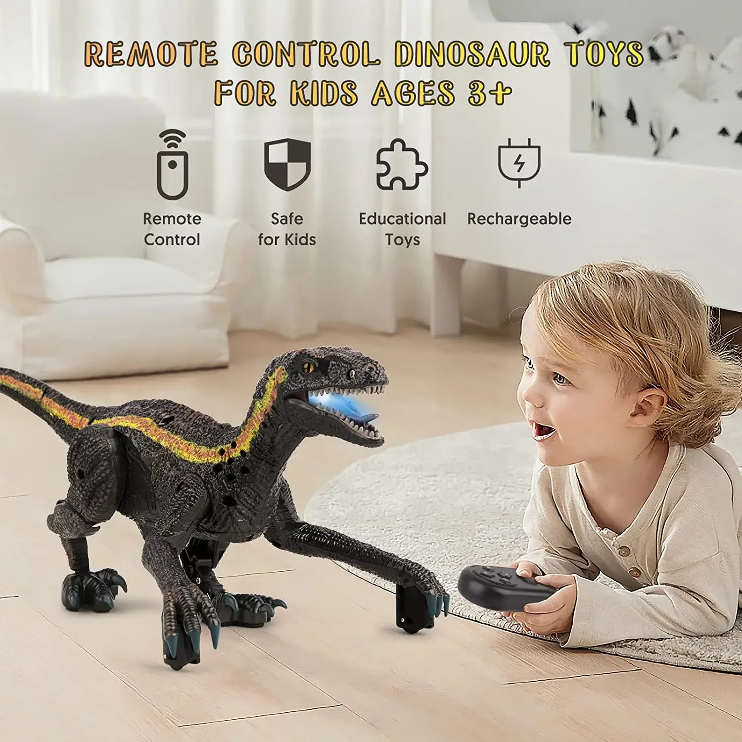 RC Dinosaur Indoraptor игрушки для мальчиков Raptor Dinosaurios Indominus Rex Dinossauro Jurassic Dino World Dinosaure Dinozaur