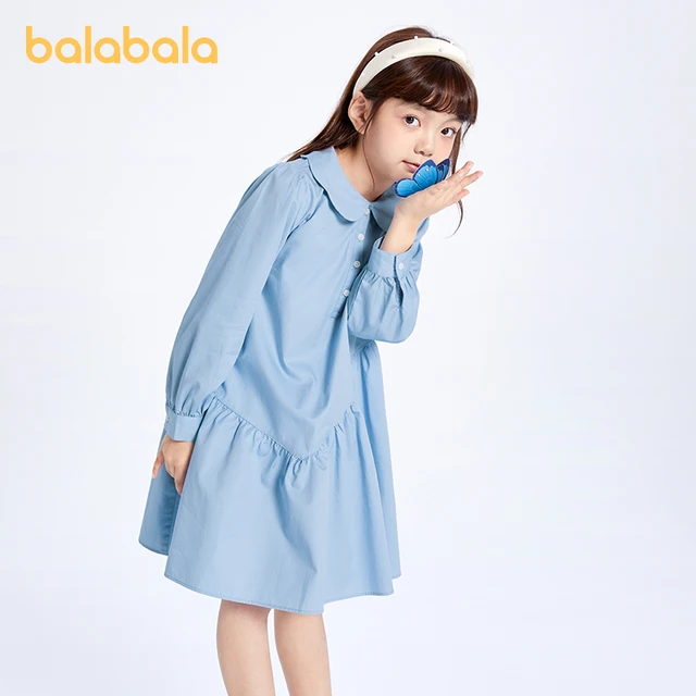 Balabala Toddler 2023 Girl Dress Spring New Art Sweet Fashion Comfortable Princess Dress 3