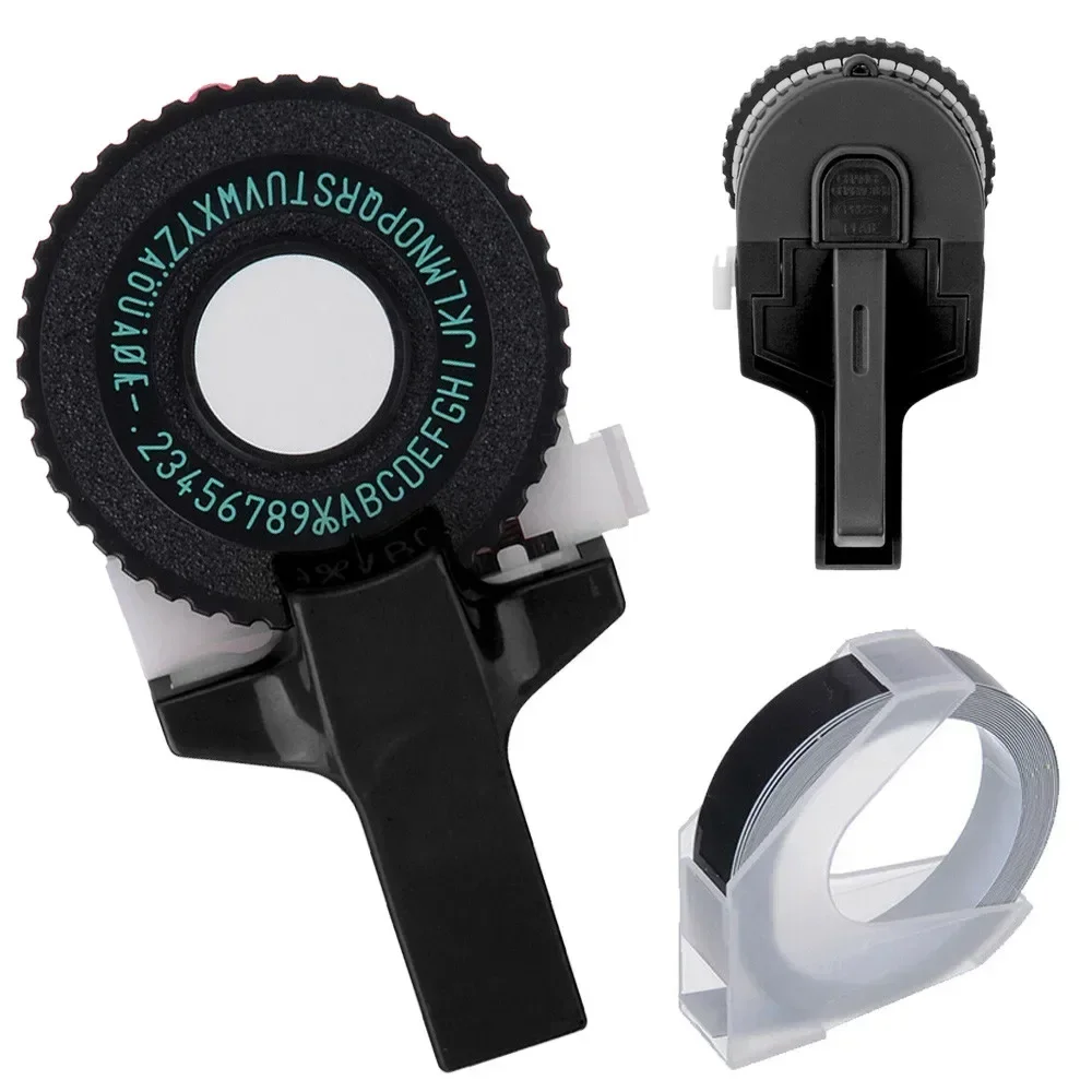 Лента для резки тиснения этикеток с лентой 108*56 мм буквенно-цифровой черный DIY