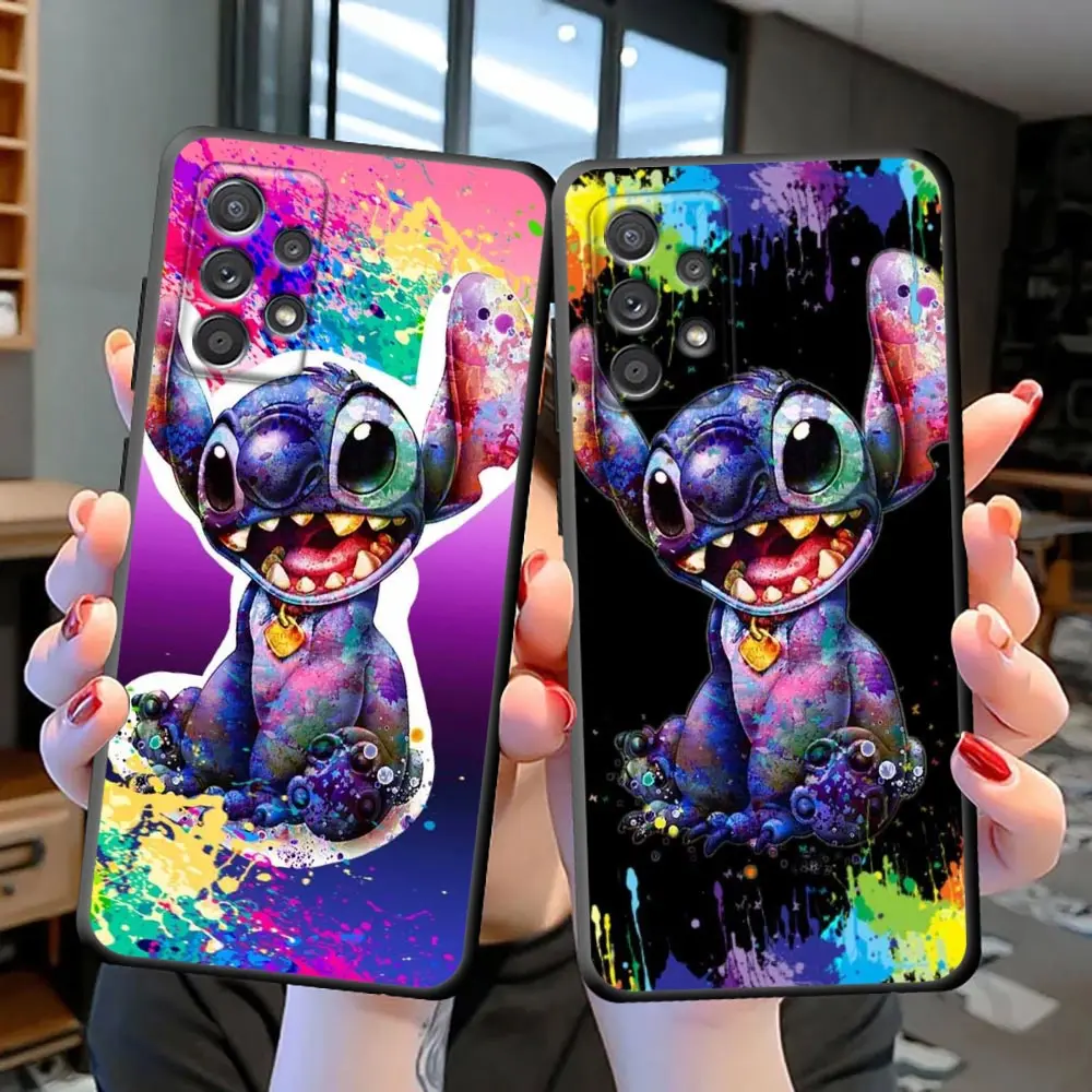 

Cute Cartoon Lilo & Stitch Cover Phone Case For Samsung S20 S21 FE S22 S7 S8 S9 S10 4G Lite S10e Plus Ultra 5G Case Funda Coque
