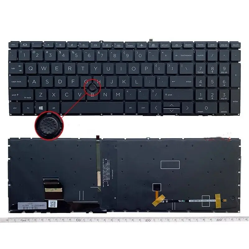 

New Laptop US Keyboard For HP ELITEBOOK 850 G7 G8 845 855 L89918 L89916-001 M19G1 With BACKLIT Brand